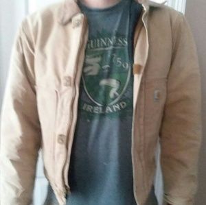 Unisexcamel colored Carhartt jacket size 38 regula